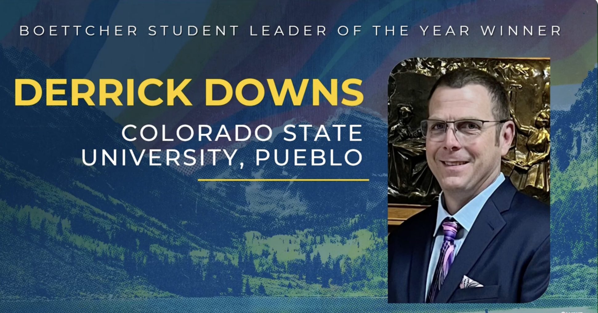 CSU Pueblo Senior Named Boettcher Student Leader of the Year